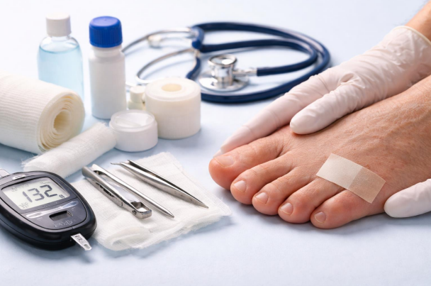 how to treat ulcers on feet